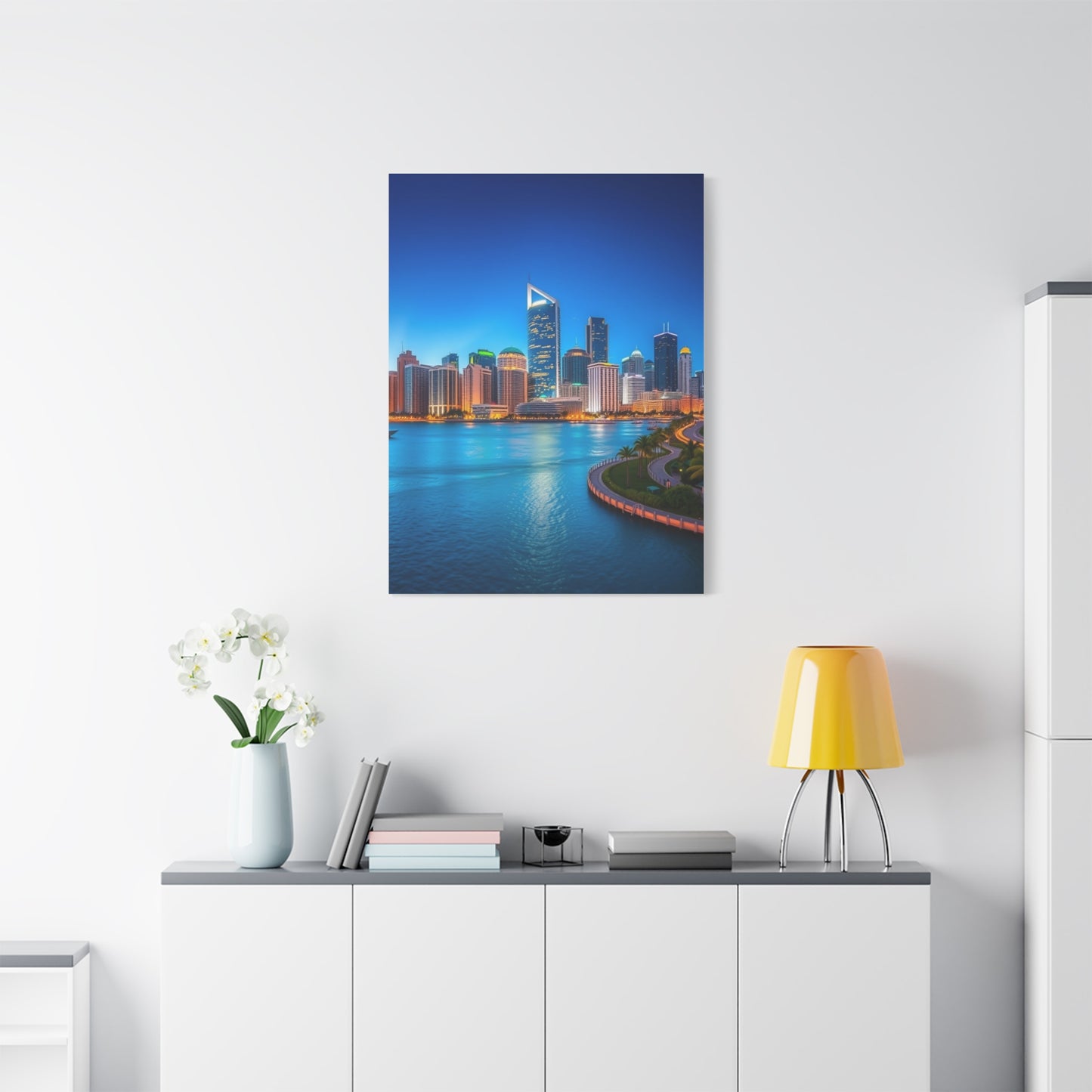 Luxe Miami Panorama Masterpiece Wall Art & Canvas Print