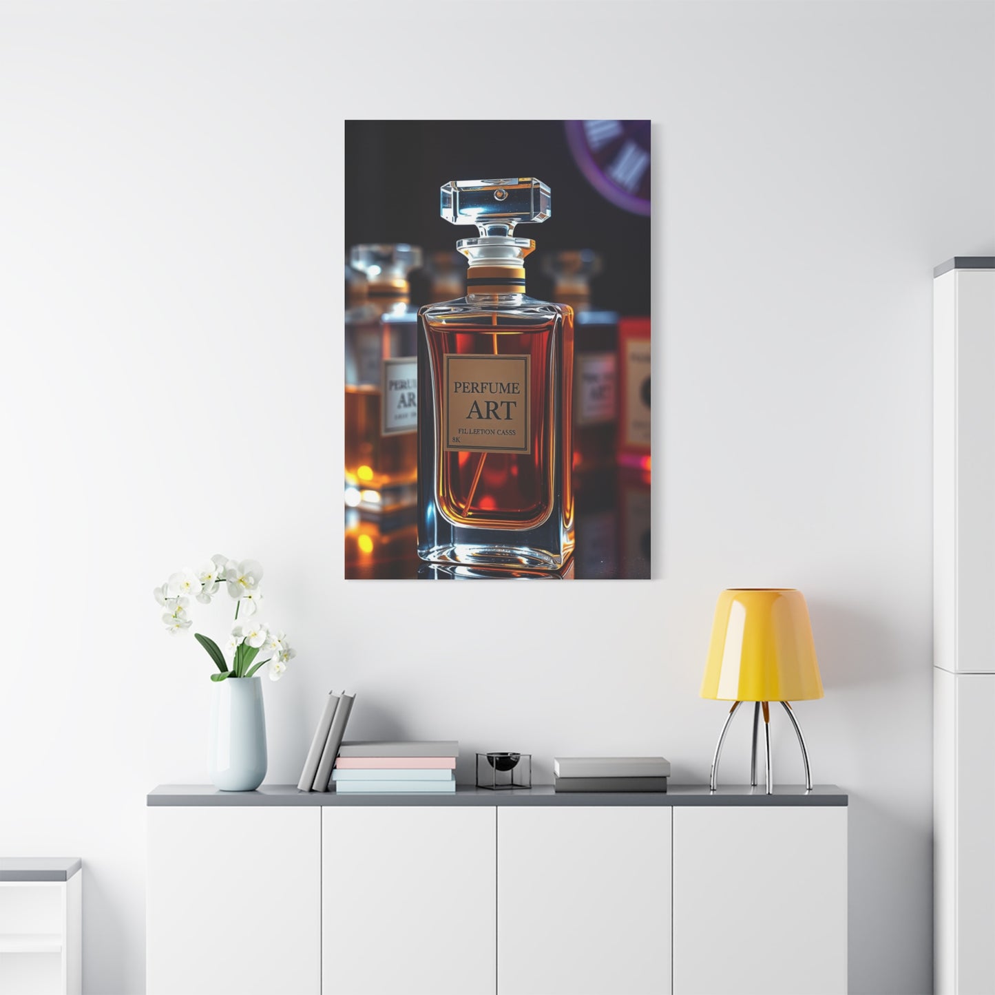 Perfume Bottle Art Supreme Canvas Wall Art & Canvas Print