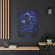 Cosmic Graffiti Astronaut Street Wall Art & Canvas Print