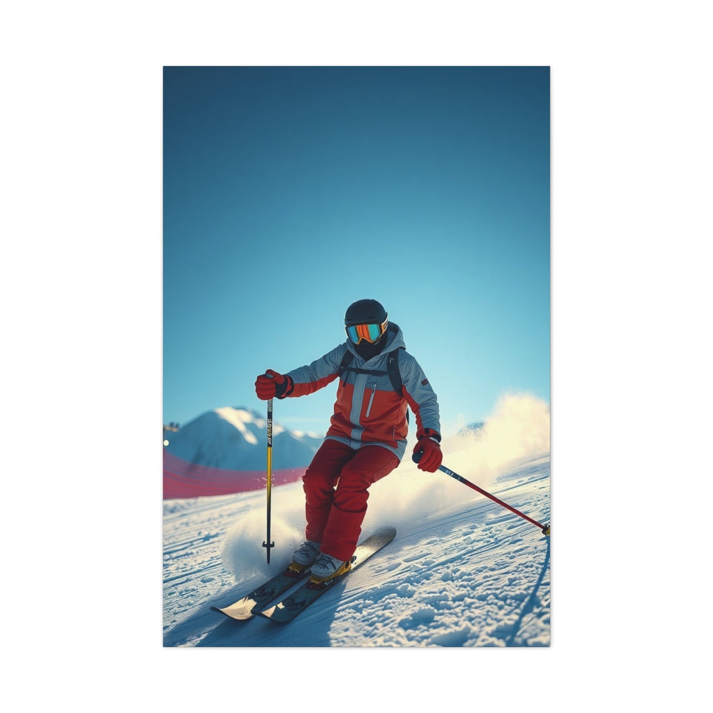 Supreme Skiing Art Beautiful Collection Wall Art & Canvas Print