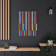 Offset Geometric Color-Field Wall Art & Canvas Print