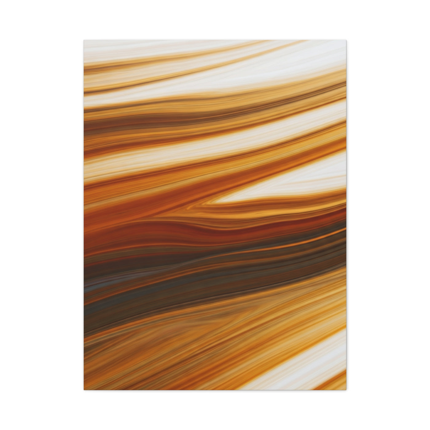 Golden Earth Wave Abstract Wall Art & Canvas Prints