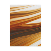 Golden Earth Wave Abstract Wall Art & Canvas Prints
