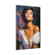 Expressive Fashion Collage Portrait Wall Art & Canvas Print