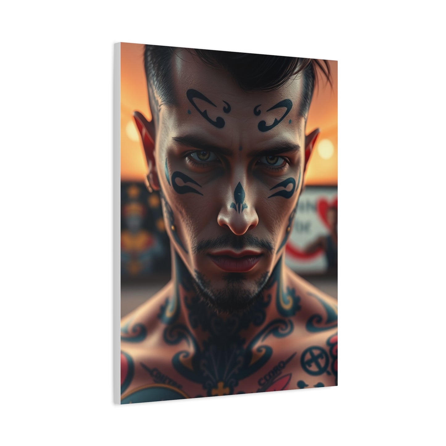 Supreme Tattoo Parlor Art Beautiful Collection Wall Art & Canvas Print