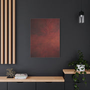 Earthy Red Wabi-Sabi Texture Abstraction Wall Art & Canvas Print