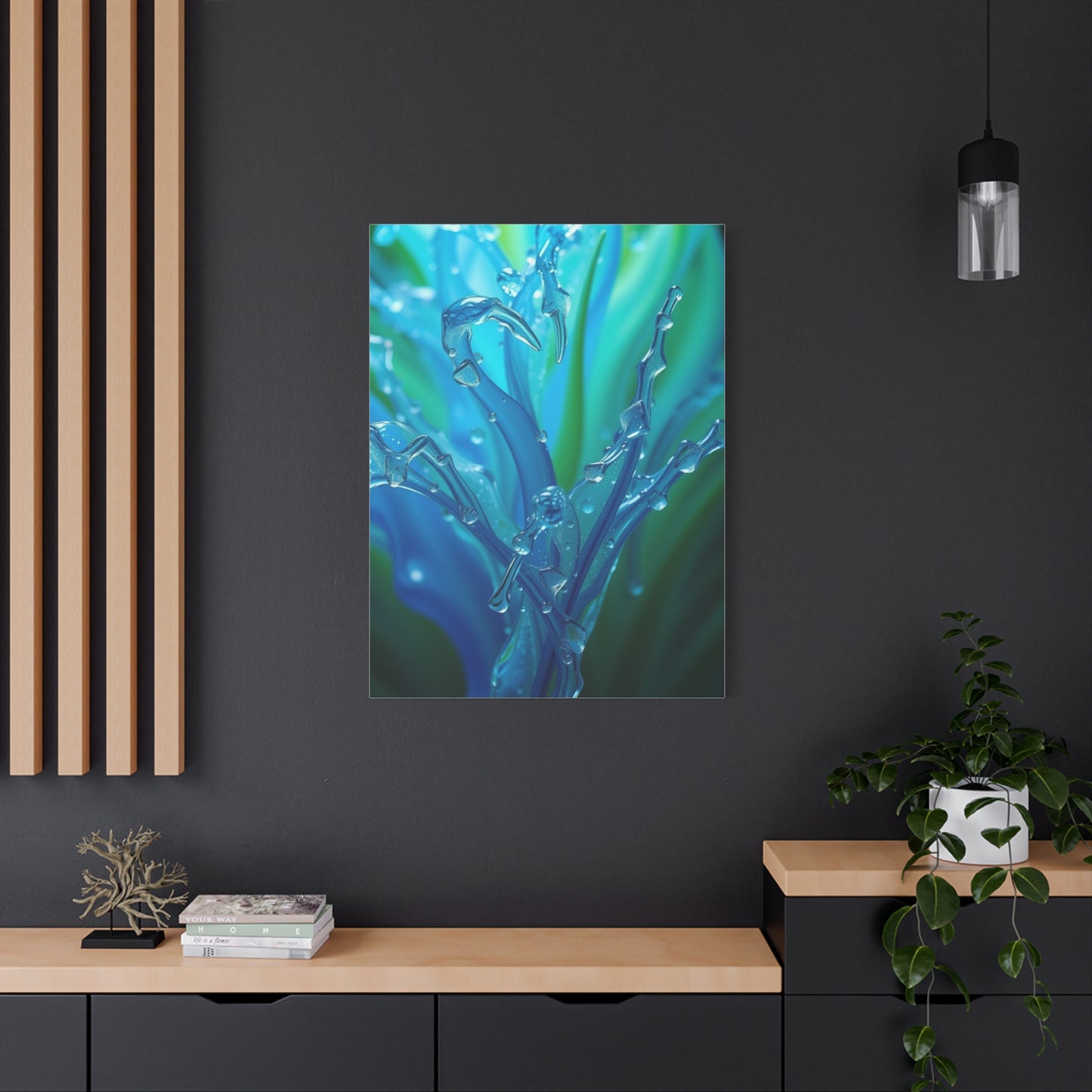 Blue & Green Art Supreme Canvas Wall Art & Canvas Print