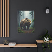 Woodland Path Grizzly Bear Wall Art & Canvas Prints