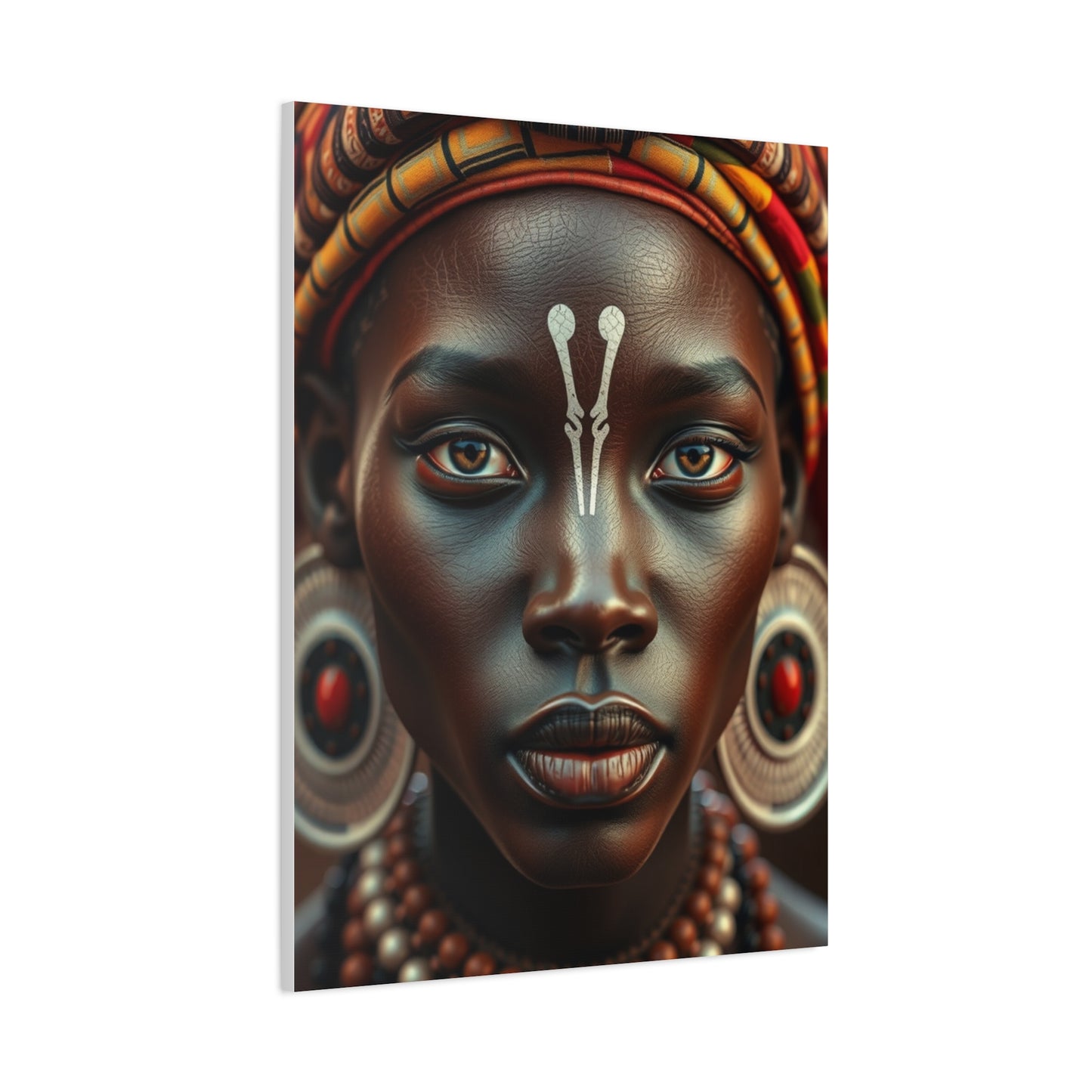 Gilded Ethnic Essence Artwork Wall Art & Canvas Print