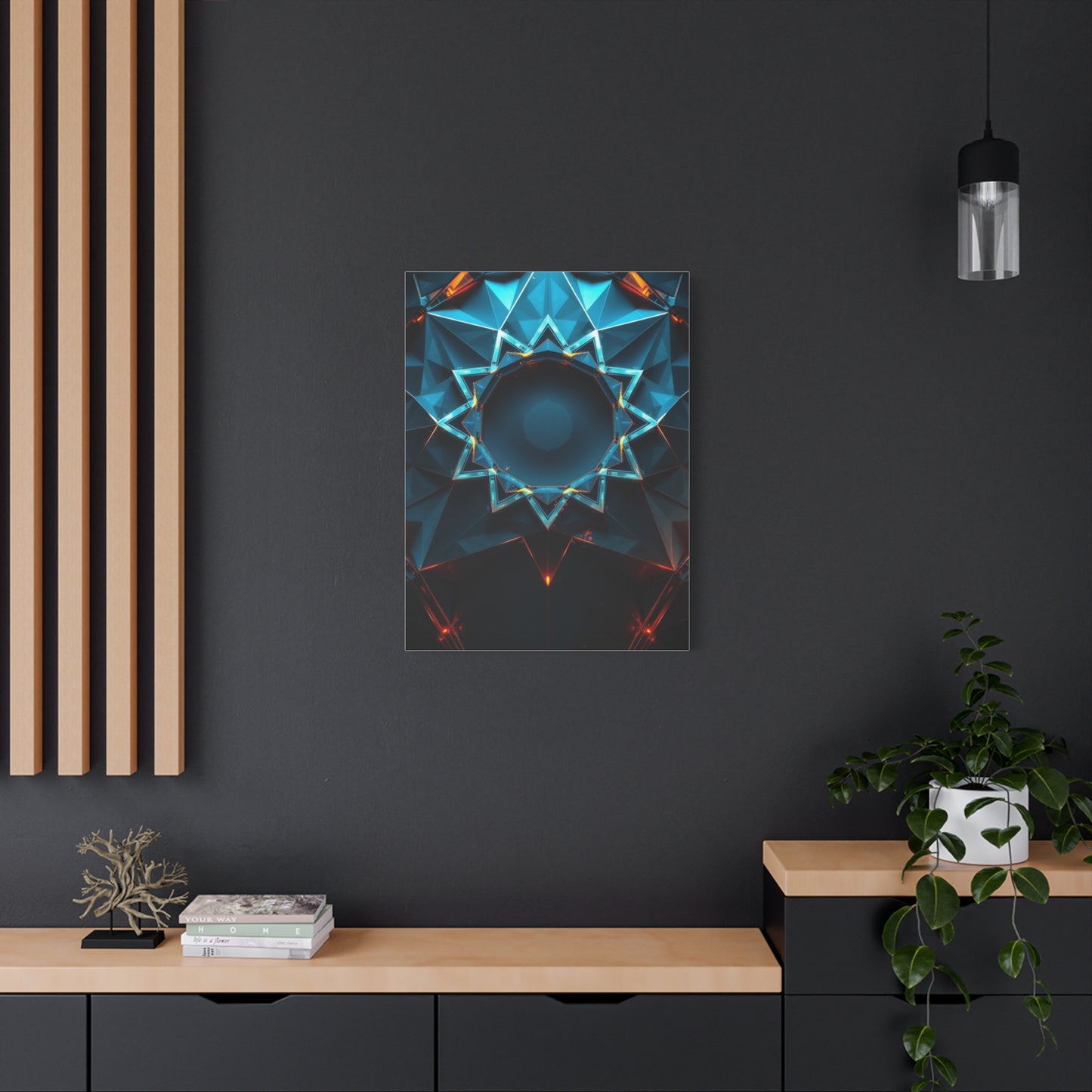 Geometric Vortex Elegance Wall Art & Canvas Print