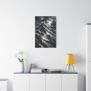 Impasto Oil Alpine Peak Wall Art & Canvas Print