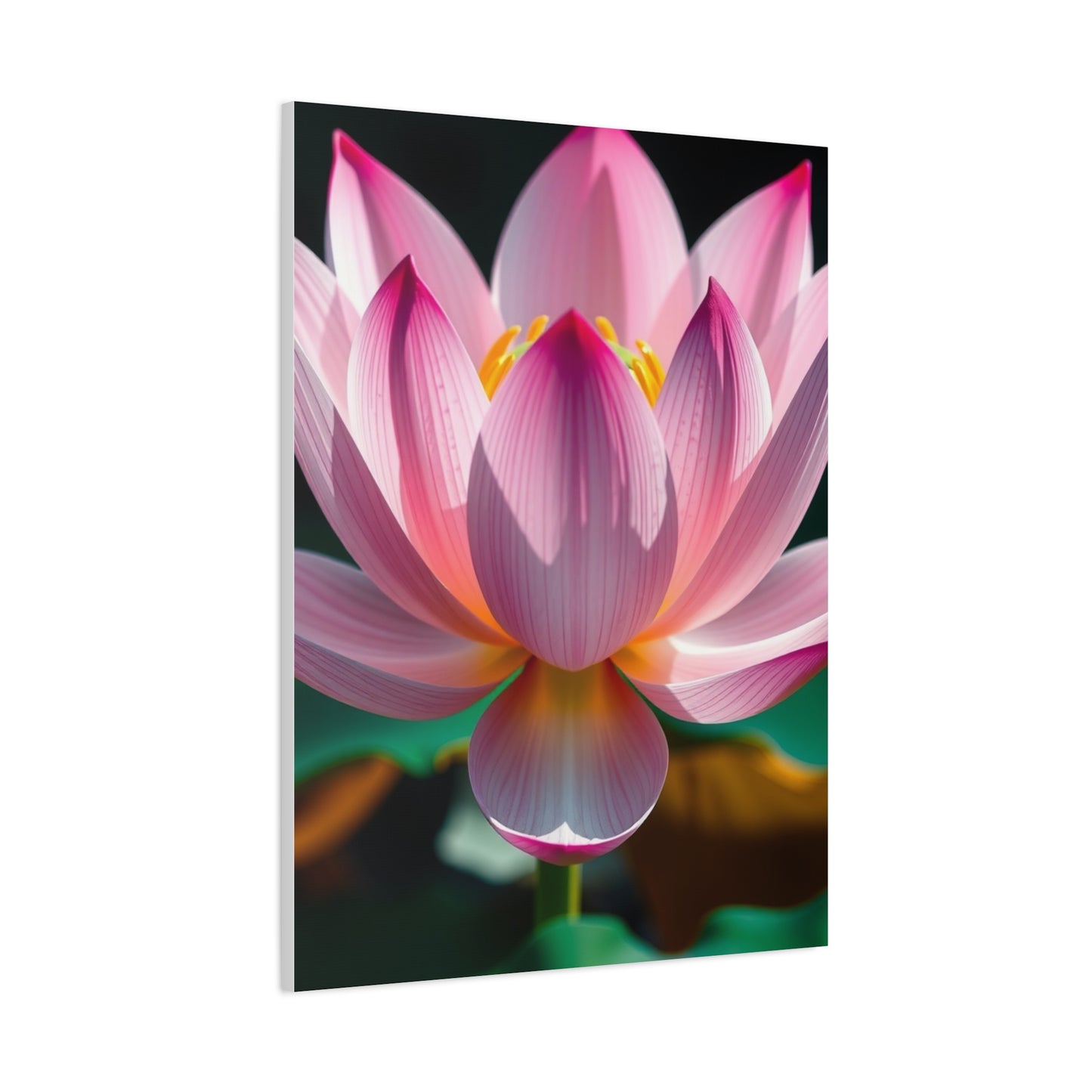 Gilded Tranquility Flora wall art & canvas print