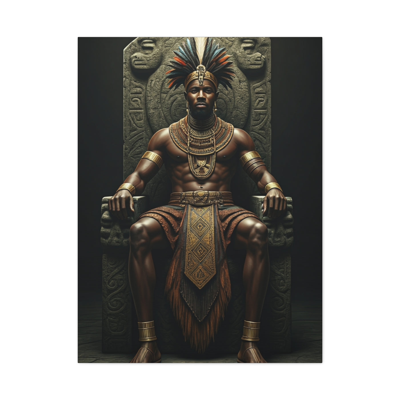 Throne of the Tribal King Wall Art & Canvas Prints