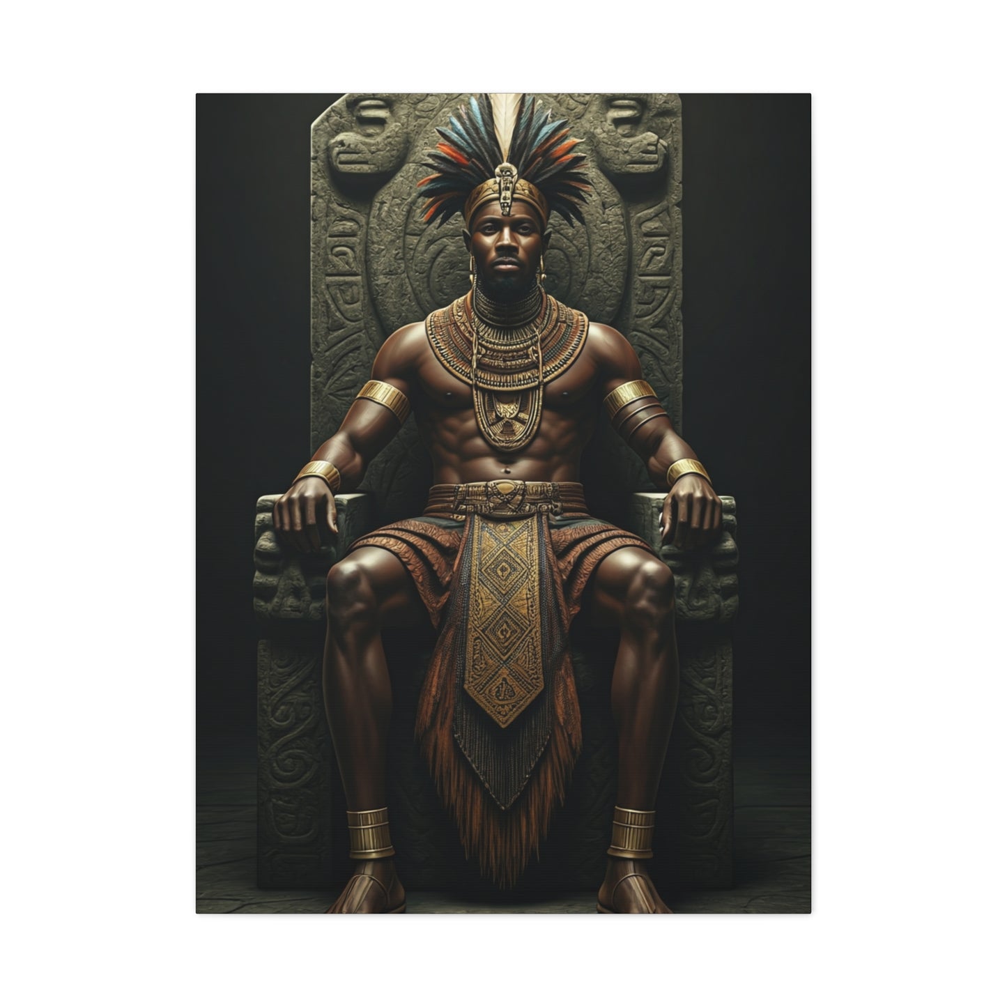 Throne of the Tribal King Wall Art & Canvas Prints