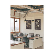 Modern Typography Motivational Wall Art & Canvas Print