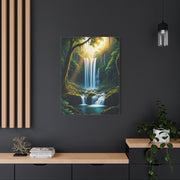Enchanted Forest Waterfall Escape Wall Art & Canvas Prints