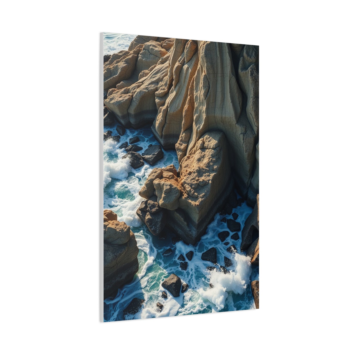 Shoreline Symphony Painting Wall Art & Canvas Print