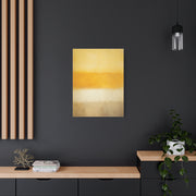 Minimal Color Field Golden Horizon Wall Art & Canvas Print