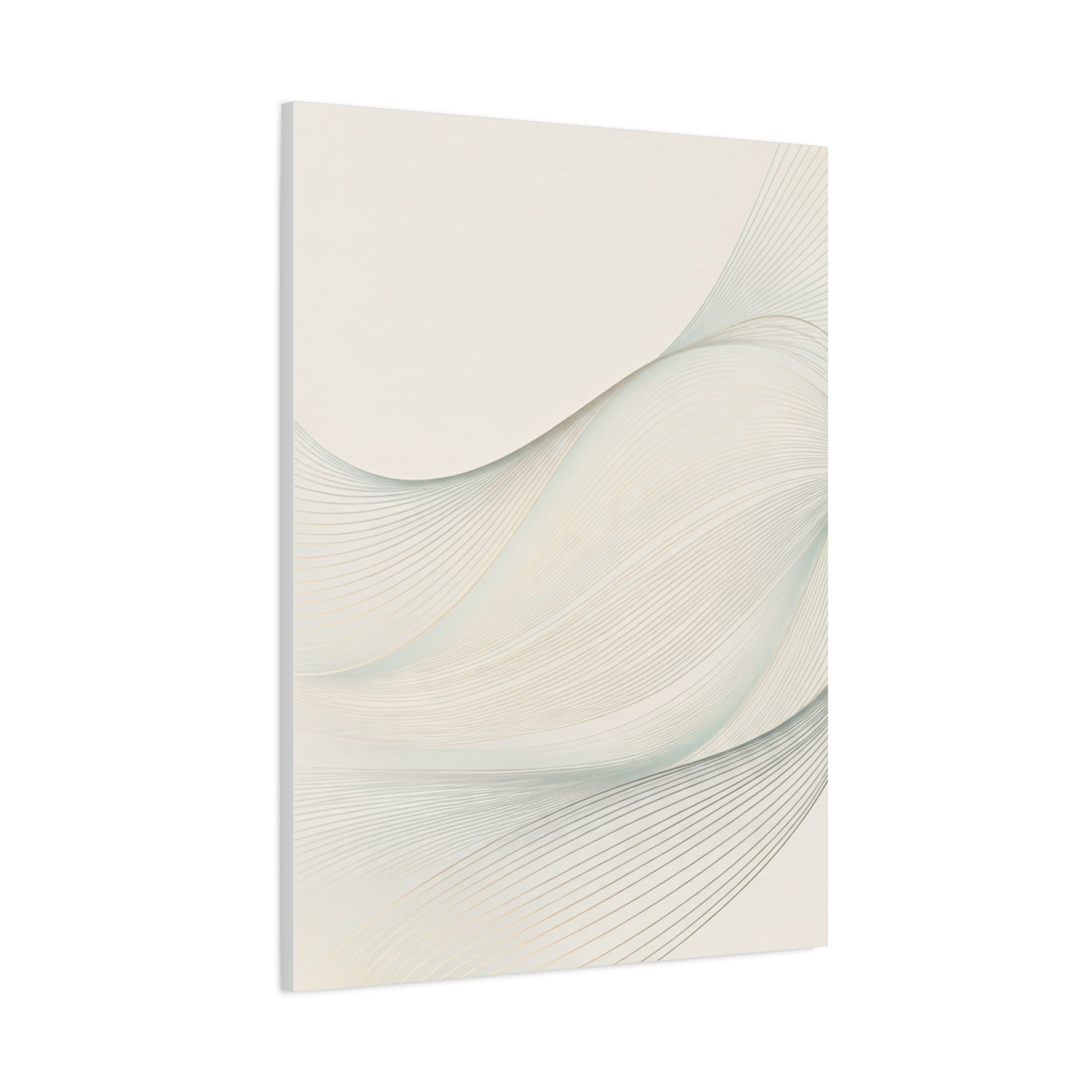 Soft Ivory Flow Texture Wall Art & Canvas Prints