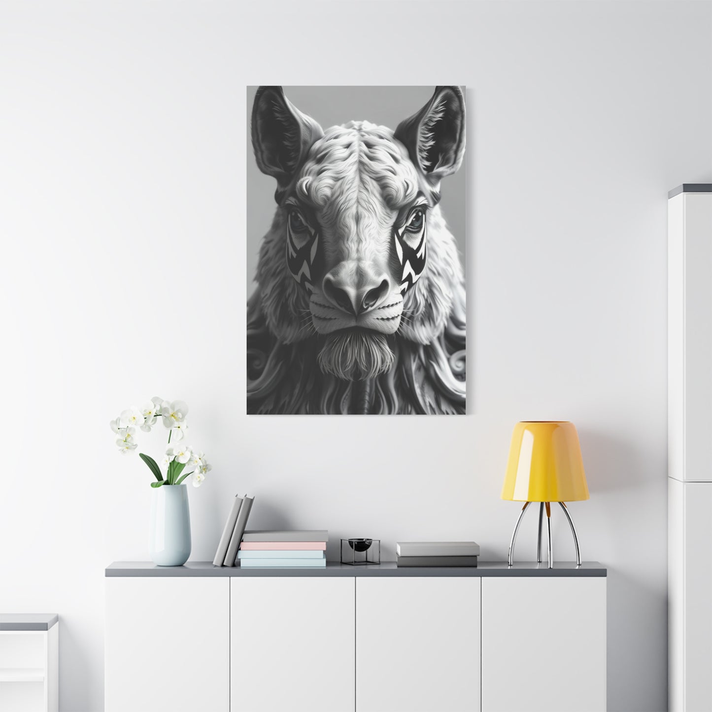 Gray & White Art Canvas Art 8 Wall Art & Canvas Print