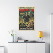Frankenstein Vintage Movie Poster Wall Art & Canvas Print