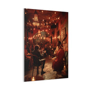 Intimate Jazz Club Performance Wall Art & Canvas Print