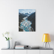 Glacial River Valley Aerial Wall Art & Canvas Print