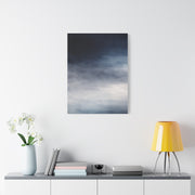 Navy Mist Atmospheric Gradient Wall Art & Canvas Print