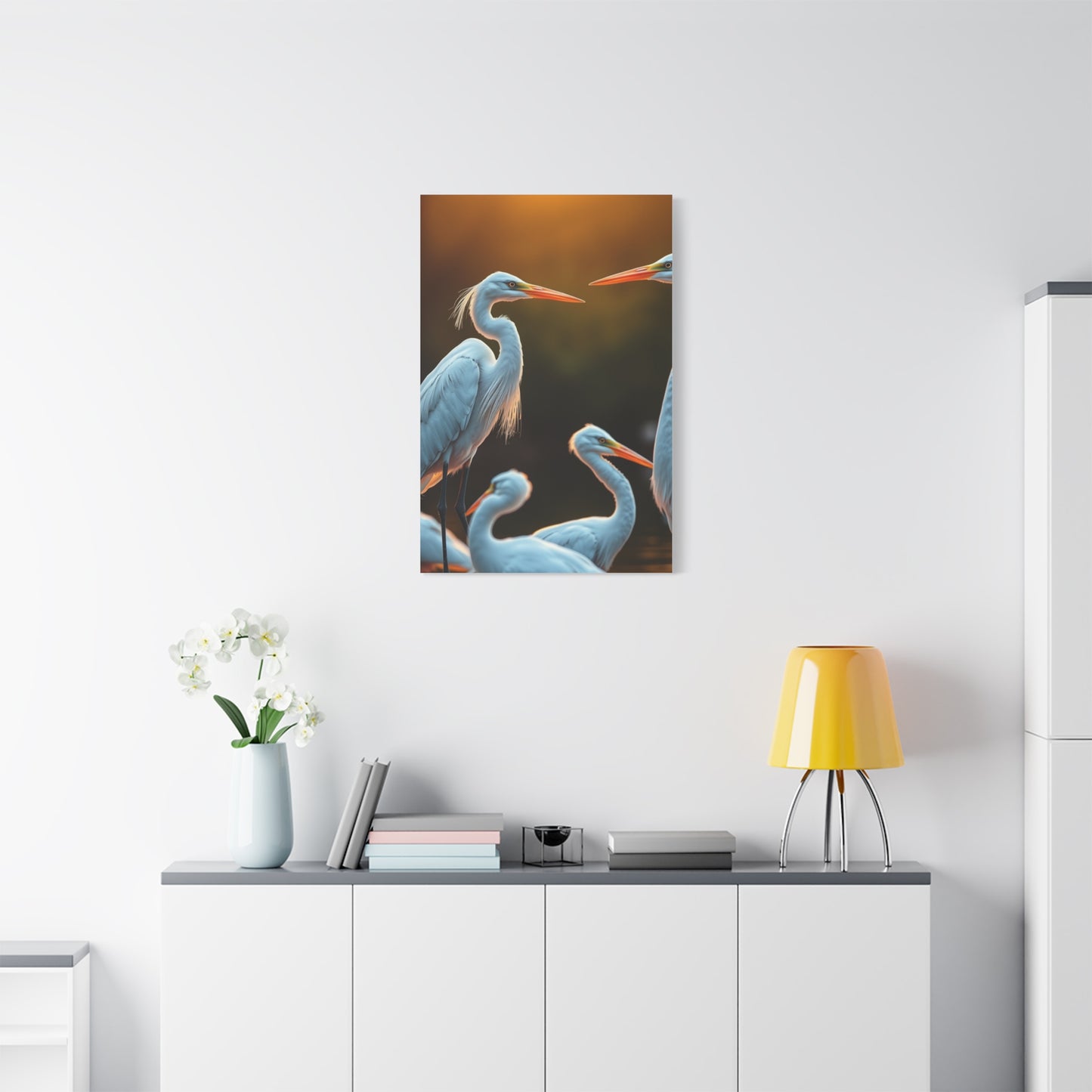 Supreme Herons and Egrets Art Collection Wall Art & Canvas Print