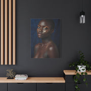 Minimal Gold Highlight Portrait Wall Art & Canvas Print