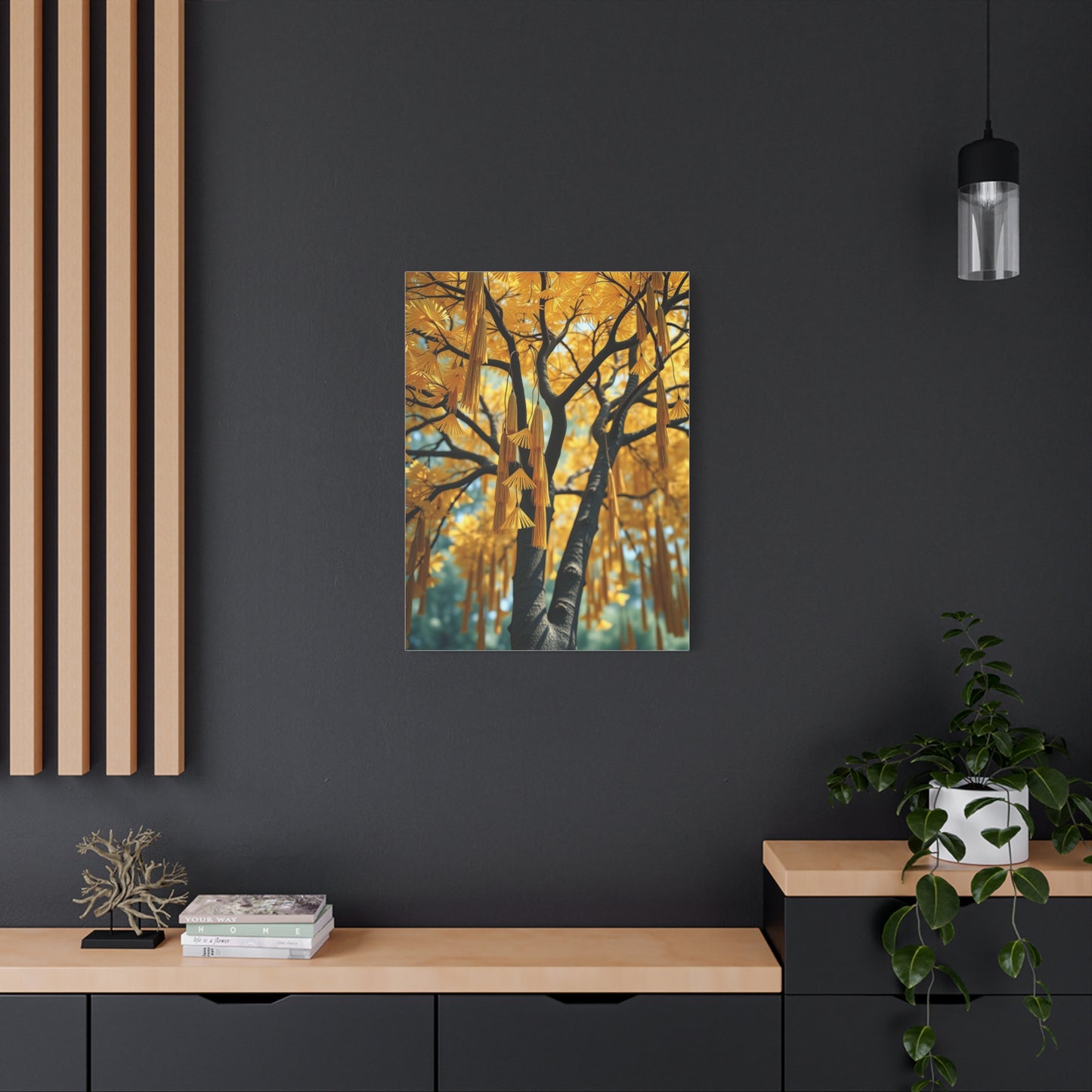 Supreme Canvas Ginkgo Tree Art Collection Wall Art & Canvas Print