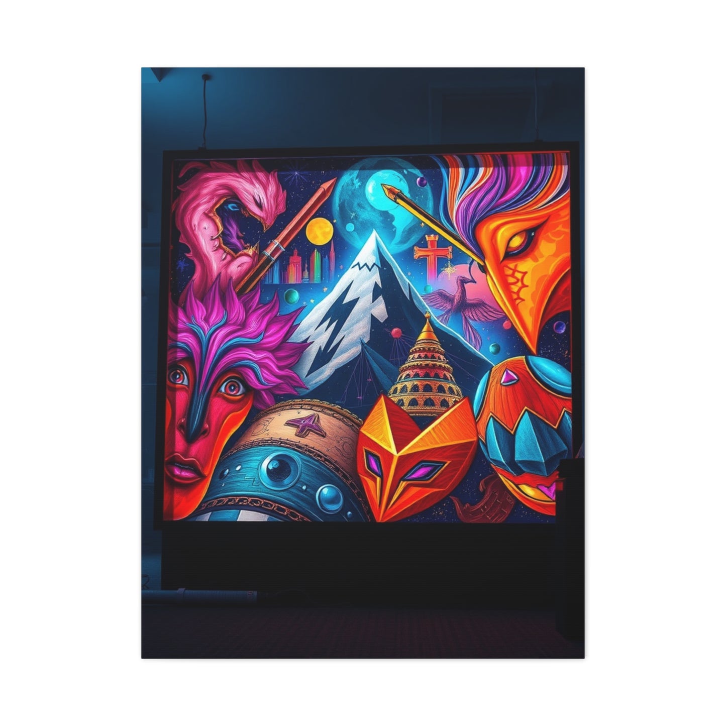Square Art Canvas Art 5 Wall Art & Canvas Print