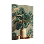 Tropical Green Botanical Still Life Wall Art & Canvas Print
