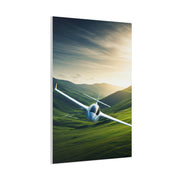 Sunset Valley Glider Flight Wall Art & Canvas Prints