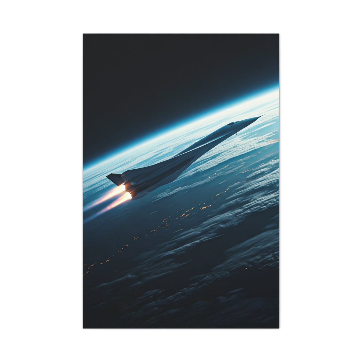 Hypersonic Spacecraft Speed Flight Wall Art & Canvas Prints