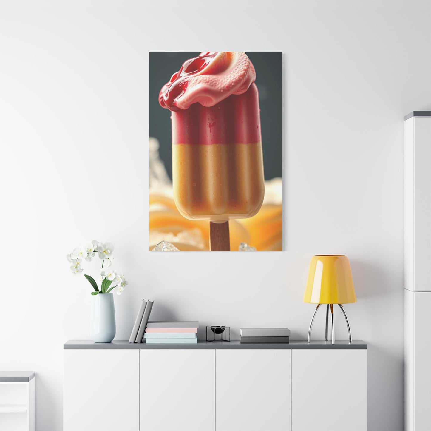 Ice Cream & Popsicle Art Refined Canvas Wall Art & Canvas Print