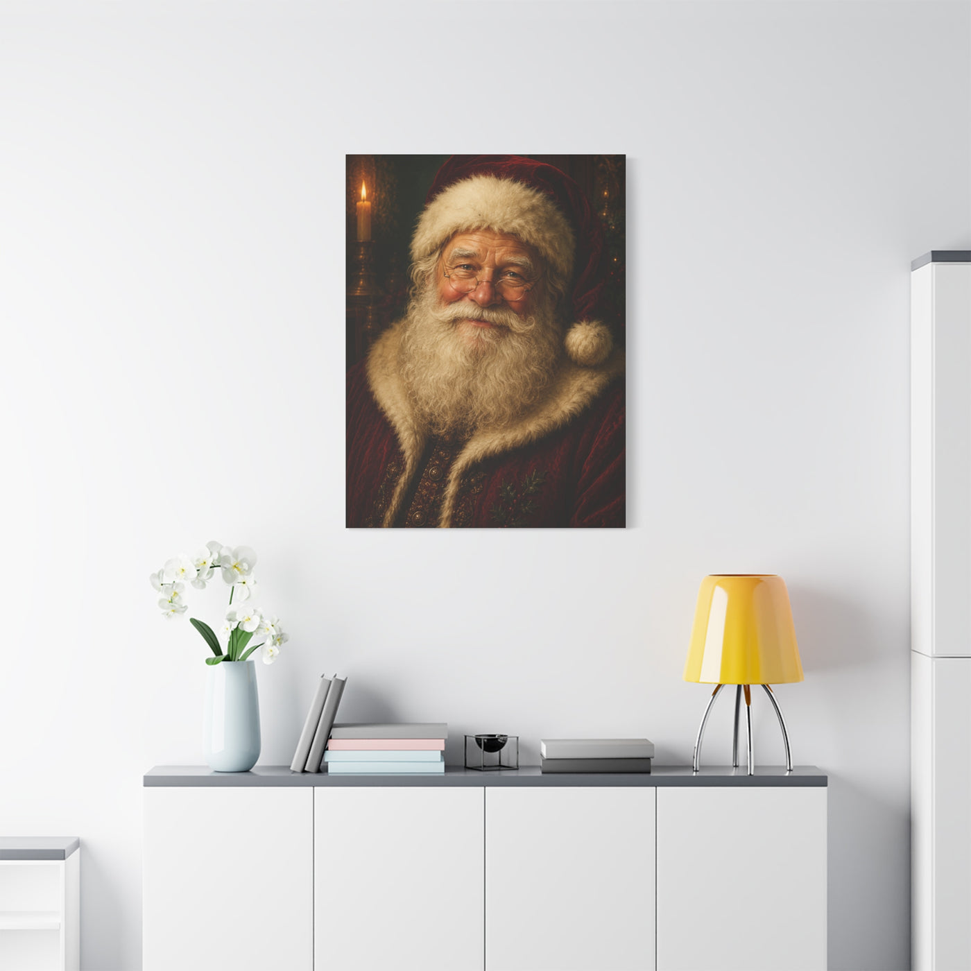 Grand Heirloom Santa Portrait Wall Art & Canvas Print