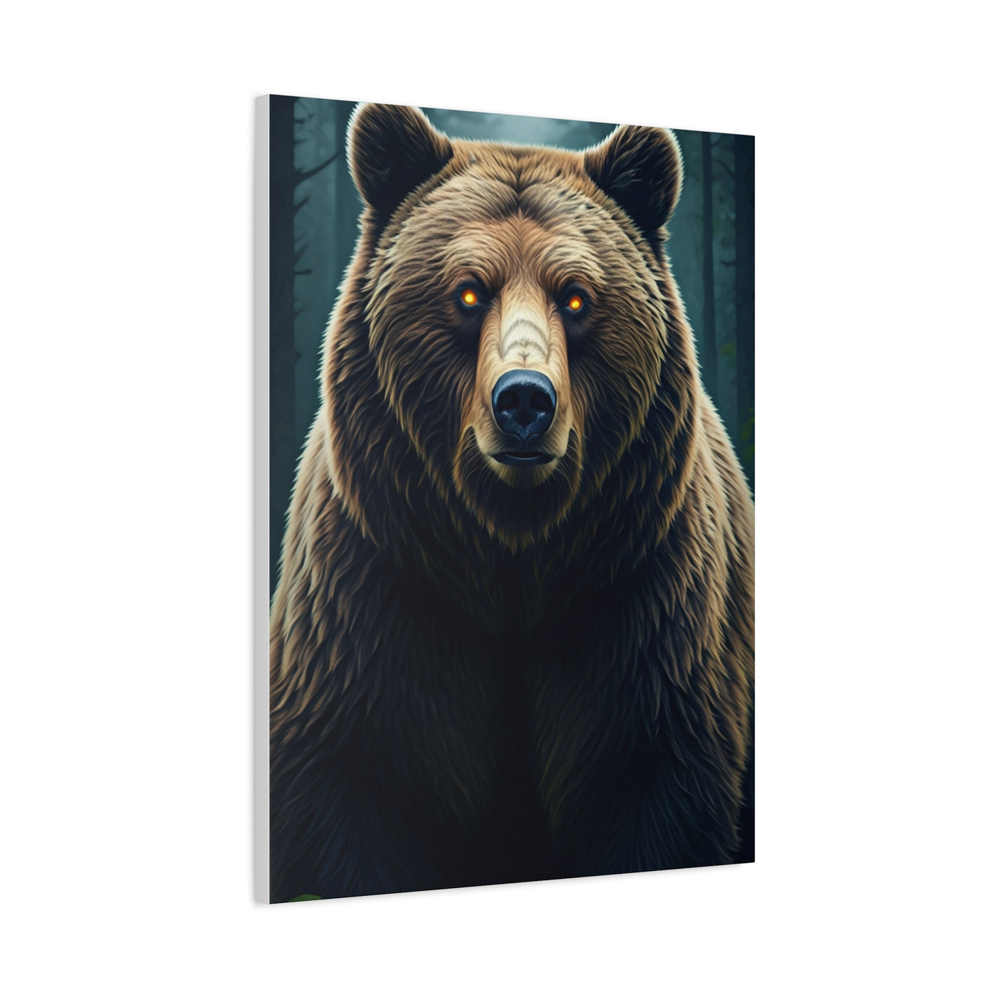 Mystic Ember-Eyed Grizzly Bear Wall Art & Canvas Prints