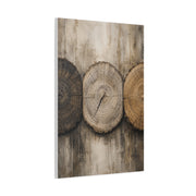 Natural Wood Grain Tree Rings Abstract Trees Wall Art & Canvas Print