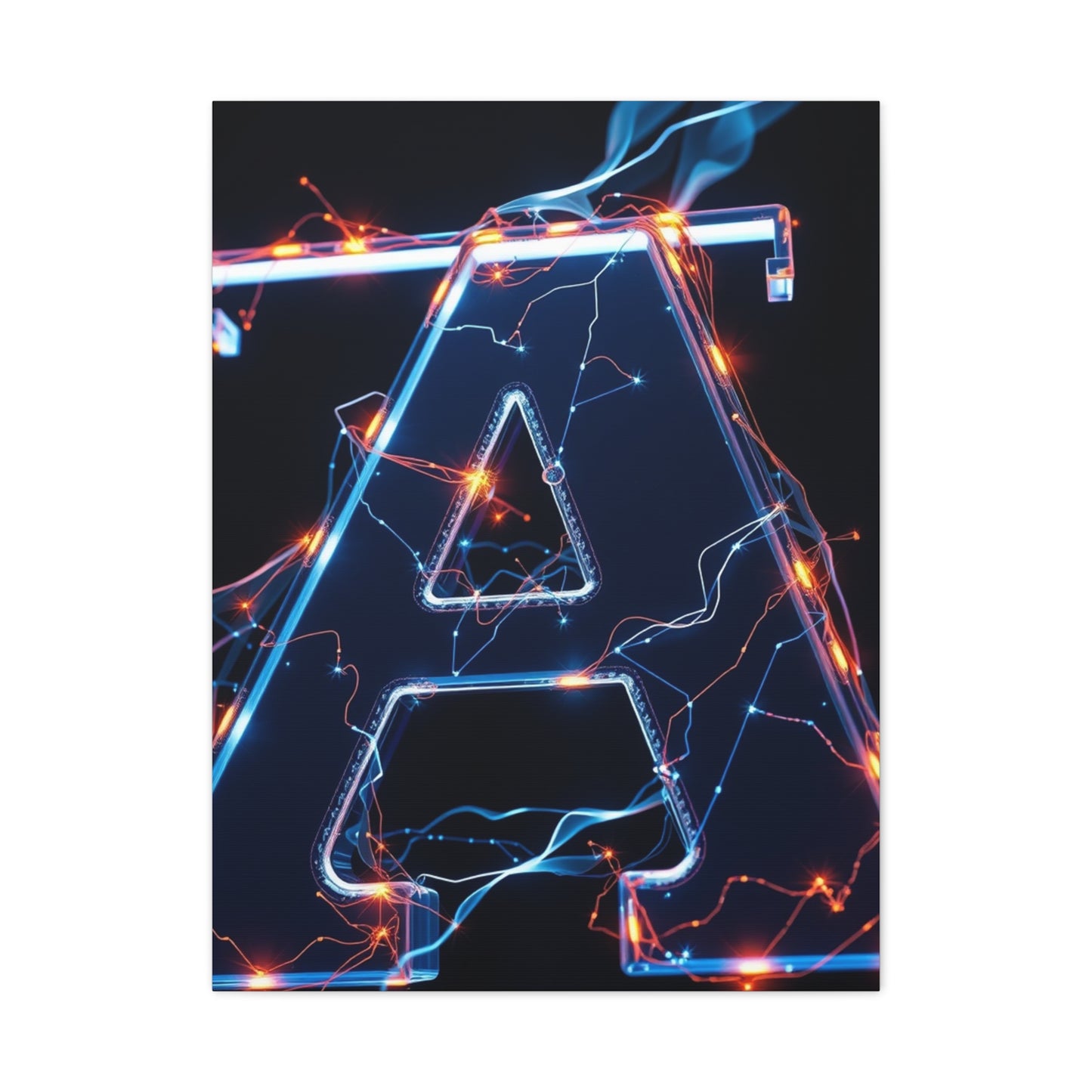 Supreme A Alphabet & Letter Art Collection Wall Art & Canvas Print