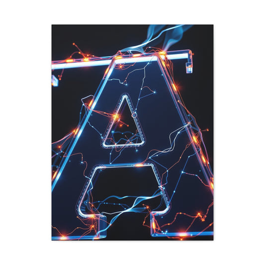 Supreme A Alphabet & Letter Art Collection Wall Art & Canvas Print