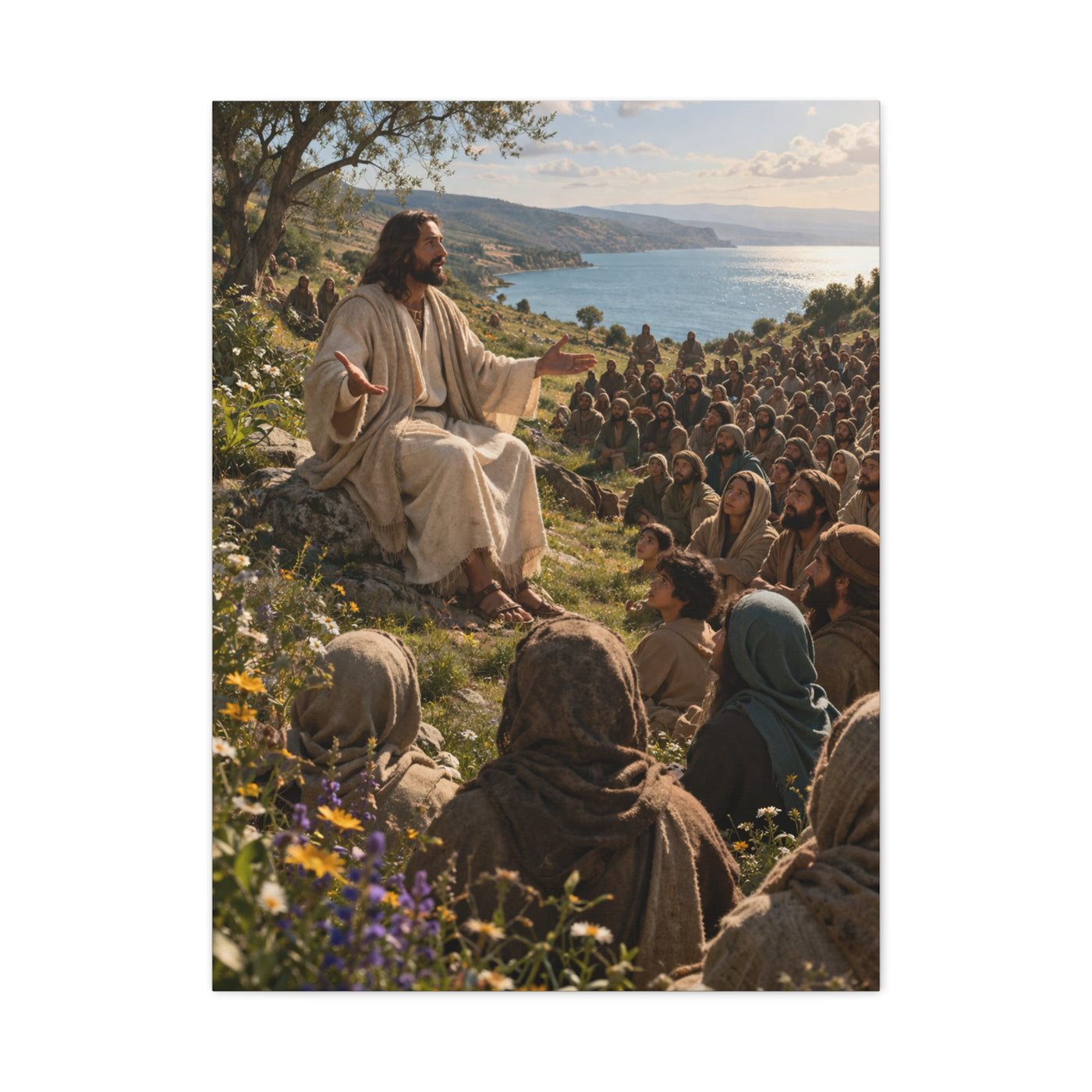 Sermon on the Mount Teaching Wall Art & Canvas Print