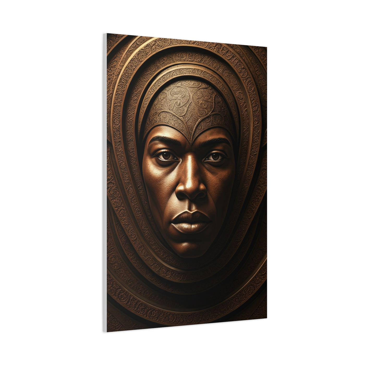 Sacred Bronze Empress Portrait Wall Art & Canvas Prints
