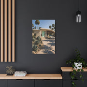 Palm Springs Modern Villa Exterior Wall Art & Canvas Print