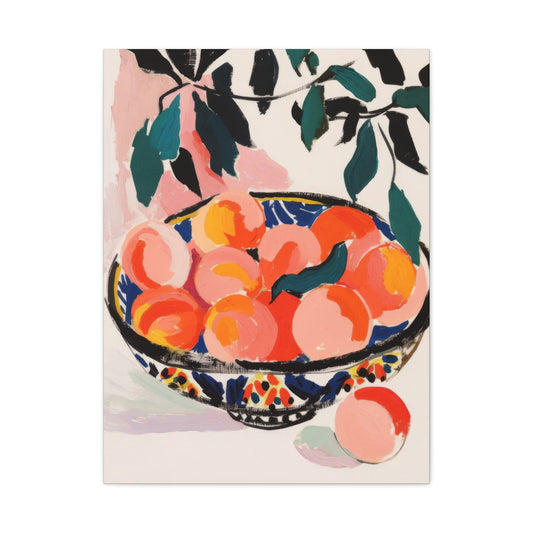 Peach Bowl Wall Art & Canvas Prints