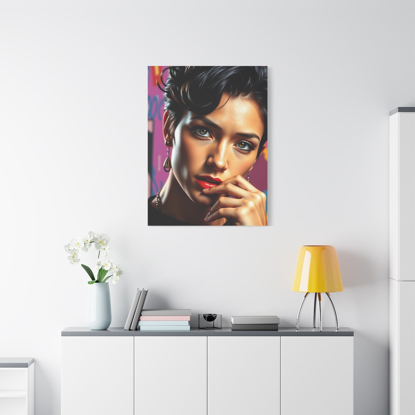 Avant-Garde Chromatic Tapestry Wall Art & Canvas Print