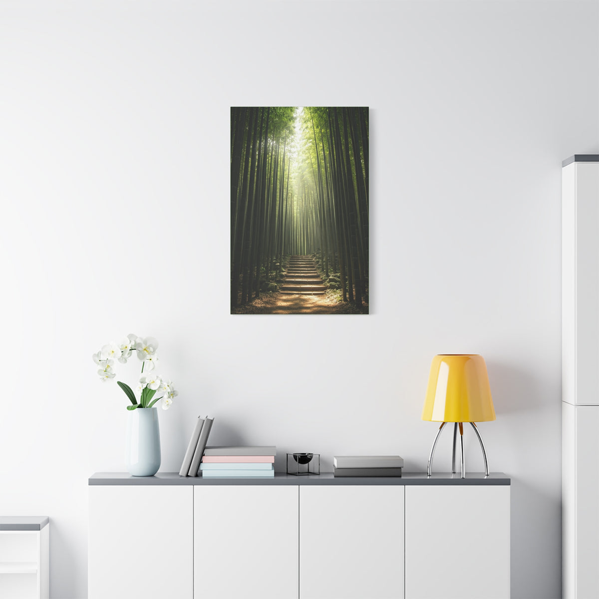 Bamboo Path of Tranquility Wall Art & Canvas Prints