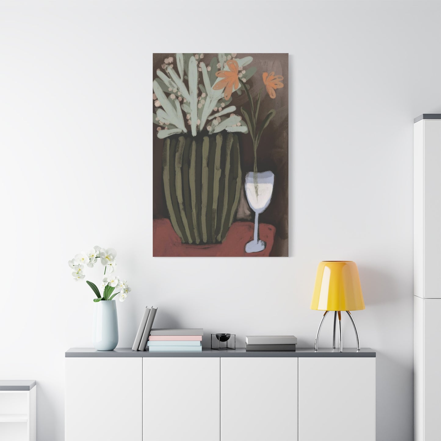 Blooming Cactus Wall Art & Canvas Prints