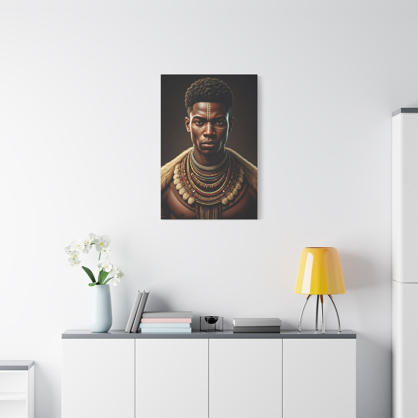 Warrior King Portrait Wall Art & Canvas Prints