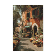 Italian Flower Market Street Wall Art & Canvas Print